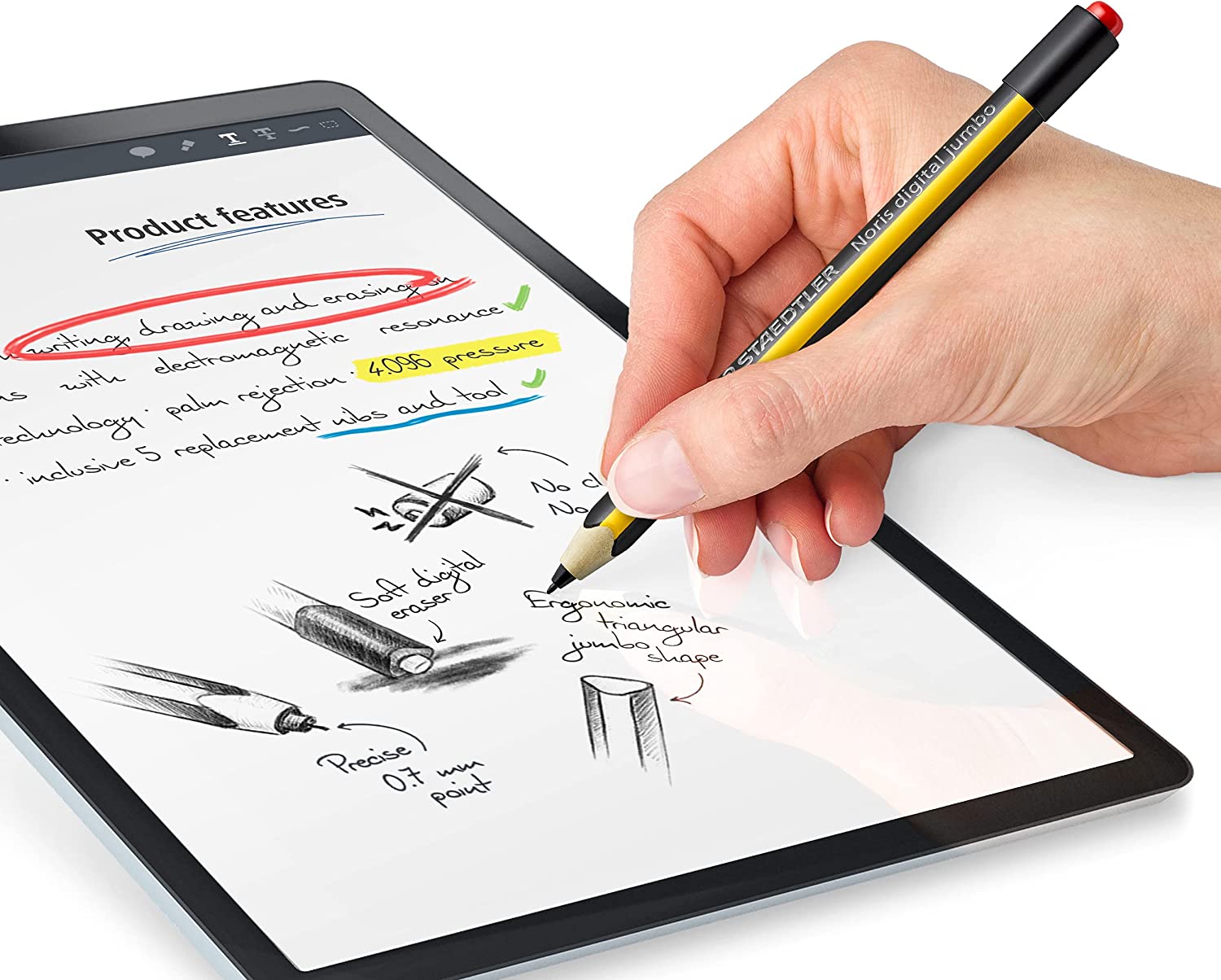 Un stylet pour écran tactile qui se manipule comme un stylo bille