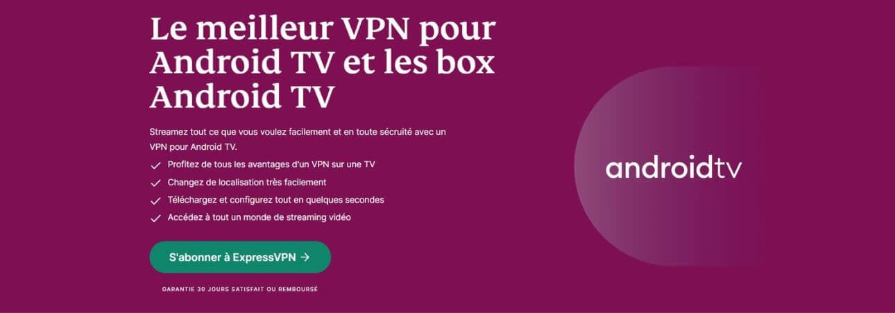 ExpressVPN pour Android TV