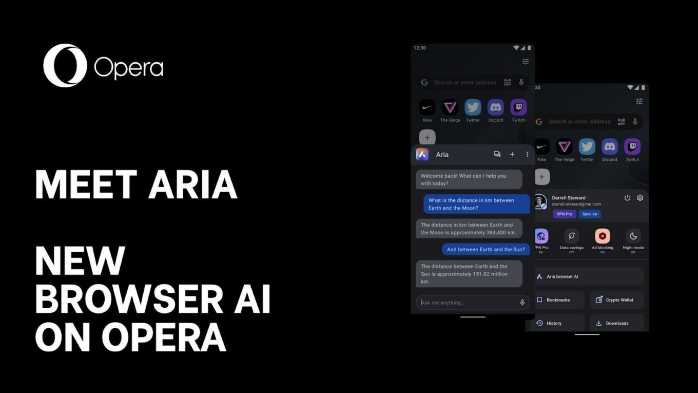 Opera Android Aria
