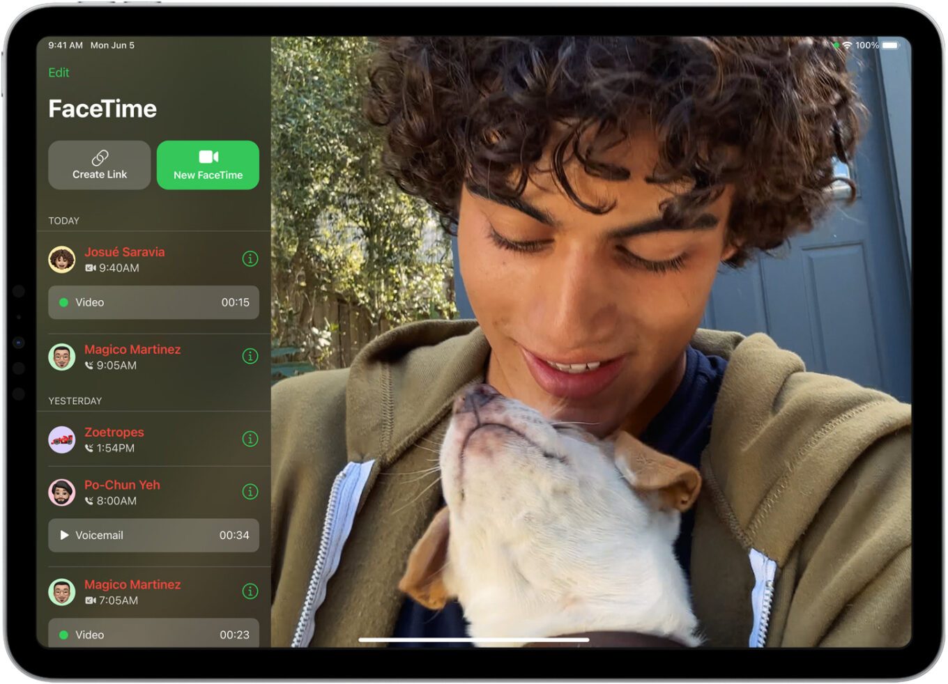 iPadOS 17 Message Facetime