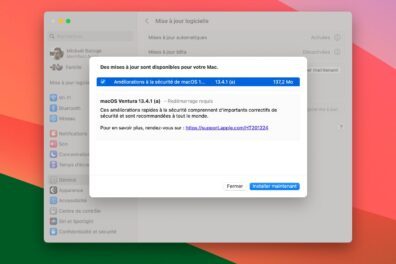 iOS 16 iPadOS 16 sécurité macOS Ventura
