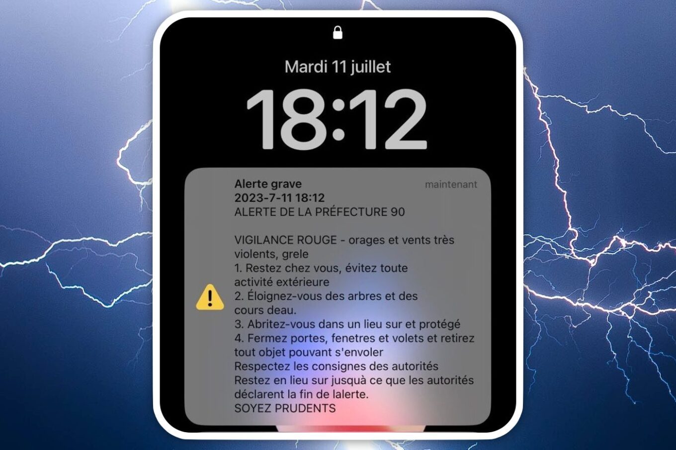 FR-Alert orage