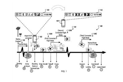 google mode avion automatique brevet
