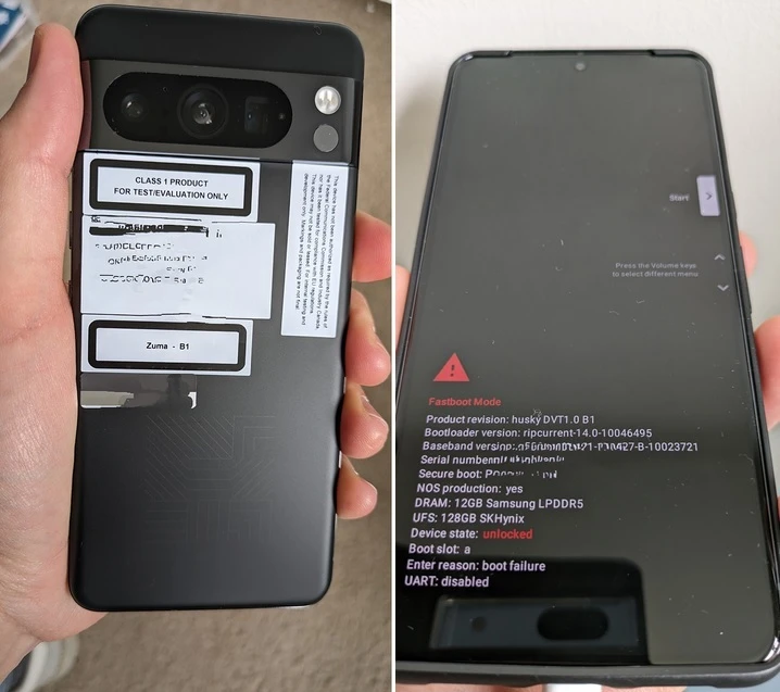 photo leak google pixel 8 pro