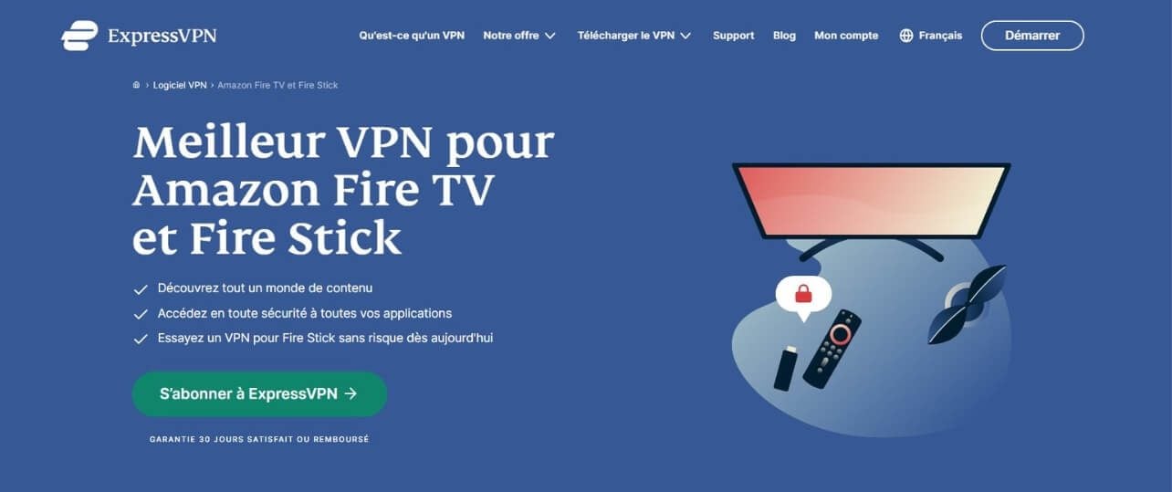 ExpressVPN pour Amazon Fire TV Stick