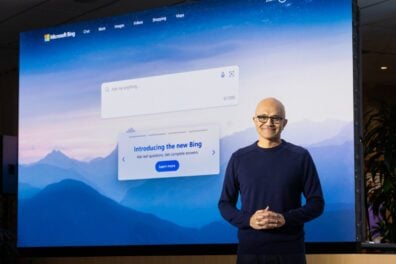 Microsoft Bing Satya Nadella