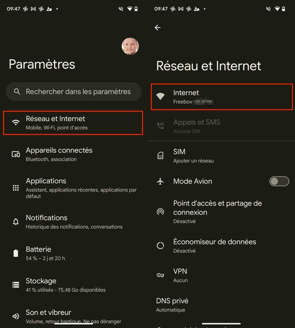 Retrouver Wi Fi Android