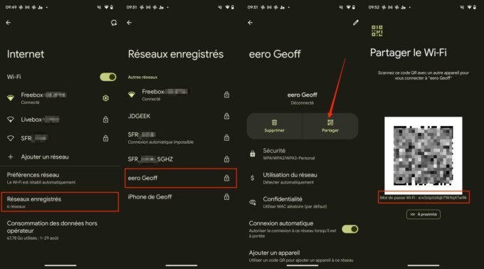 Comment afficher les mots de passe WiFi sauvegardés sur Android