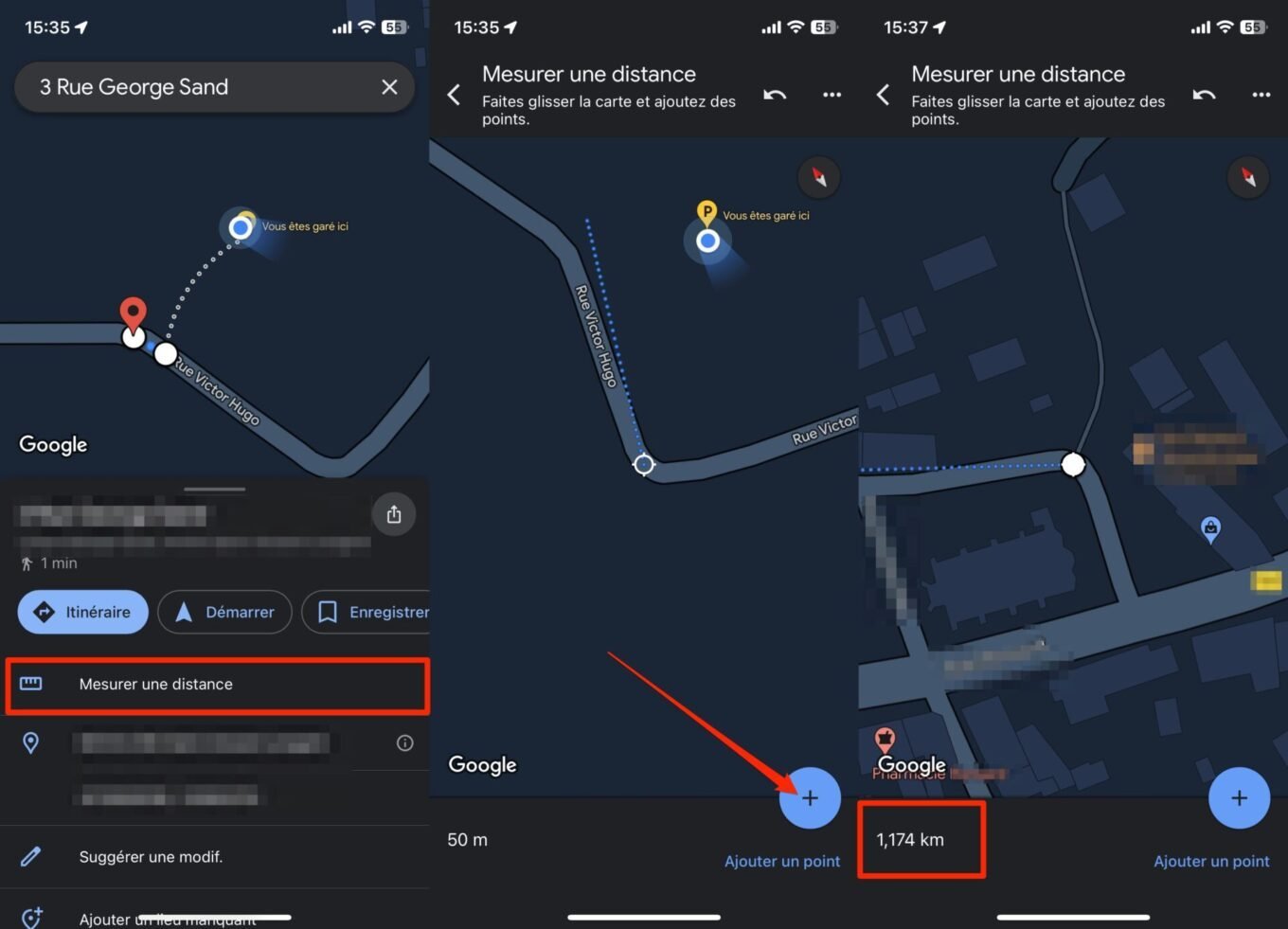 Google Maps Calculer Distance