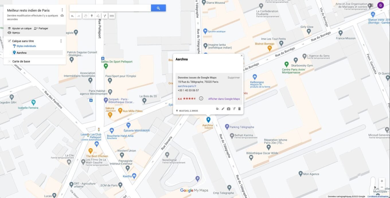 Google Maps Mymaps