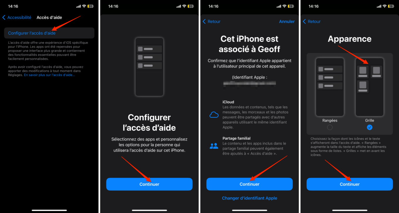 iOS 17 Accès D'Aide