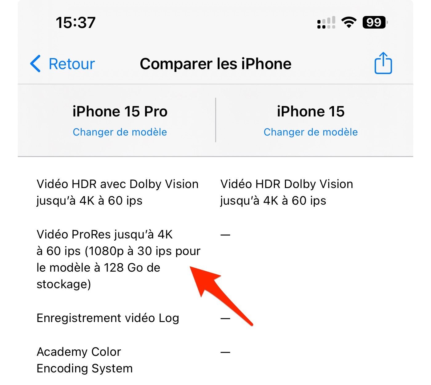 Consomac : L'iPhone 15 Pro toujours avec 128 Go de stockage, la RAM à 8 Go ?