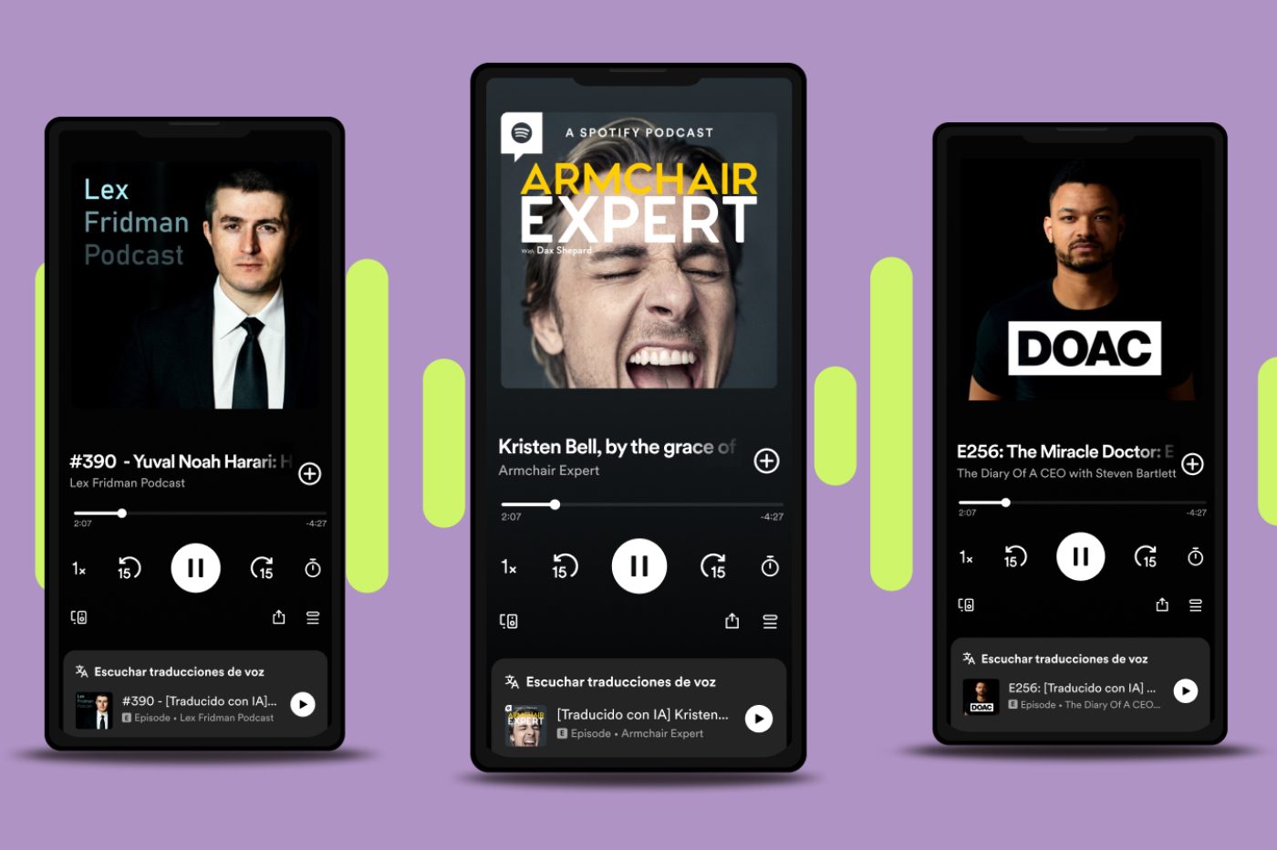 Spotify Podcasts Traduction
