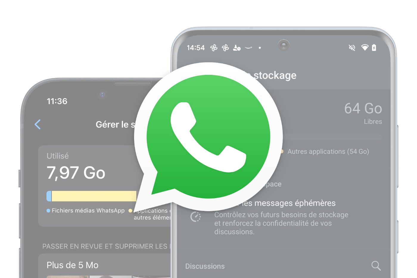 Whatsapp Stockage