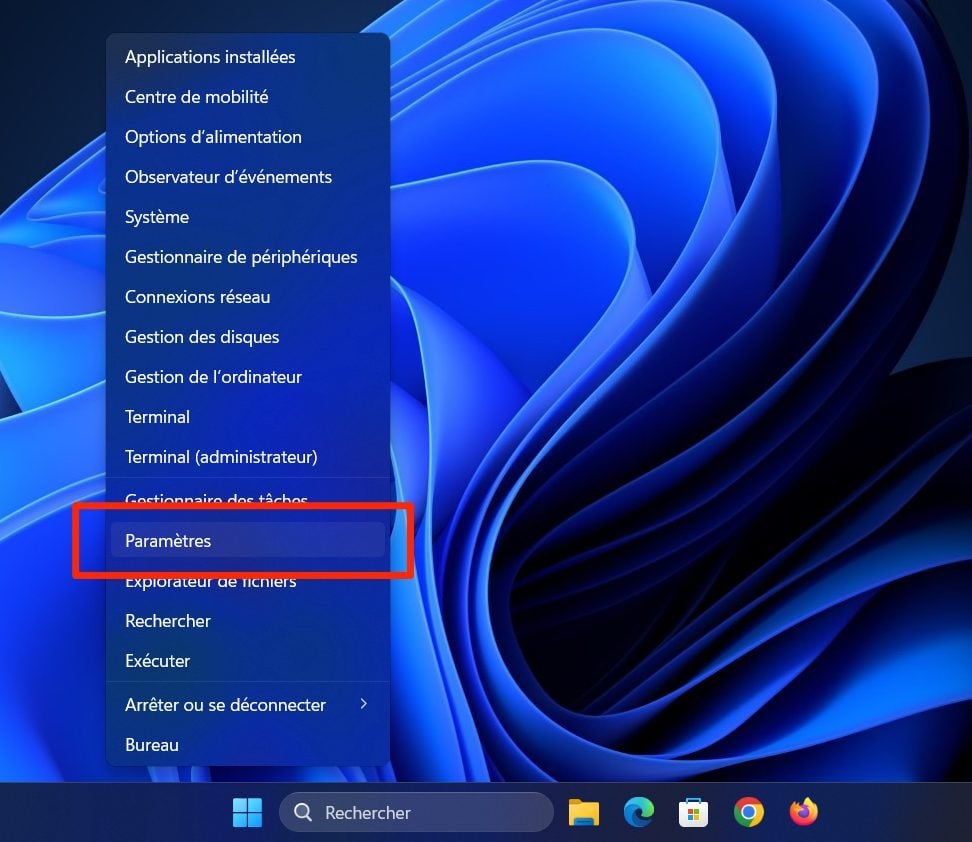 Windows 11 Paramètres