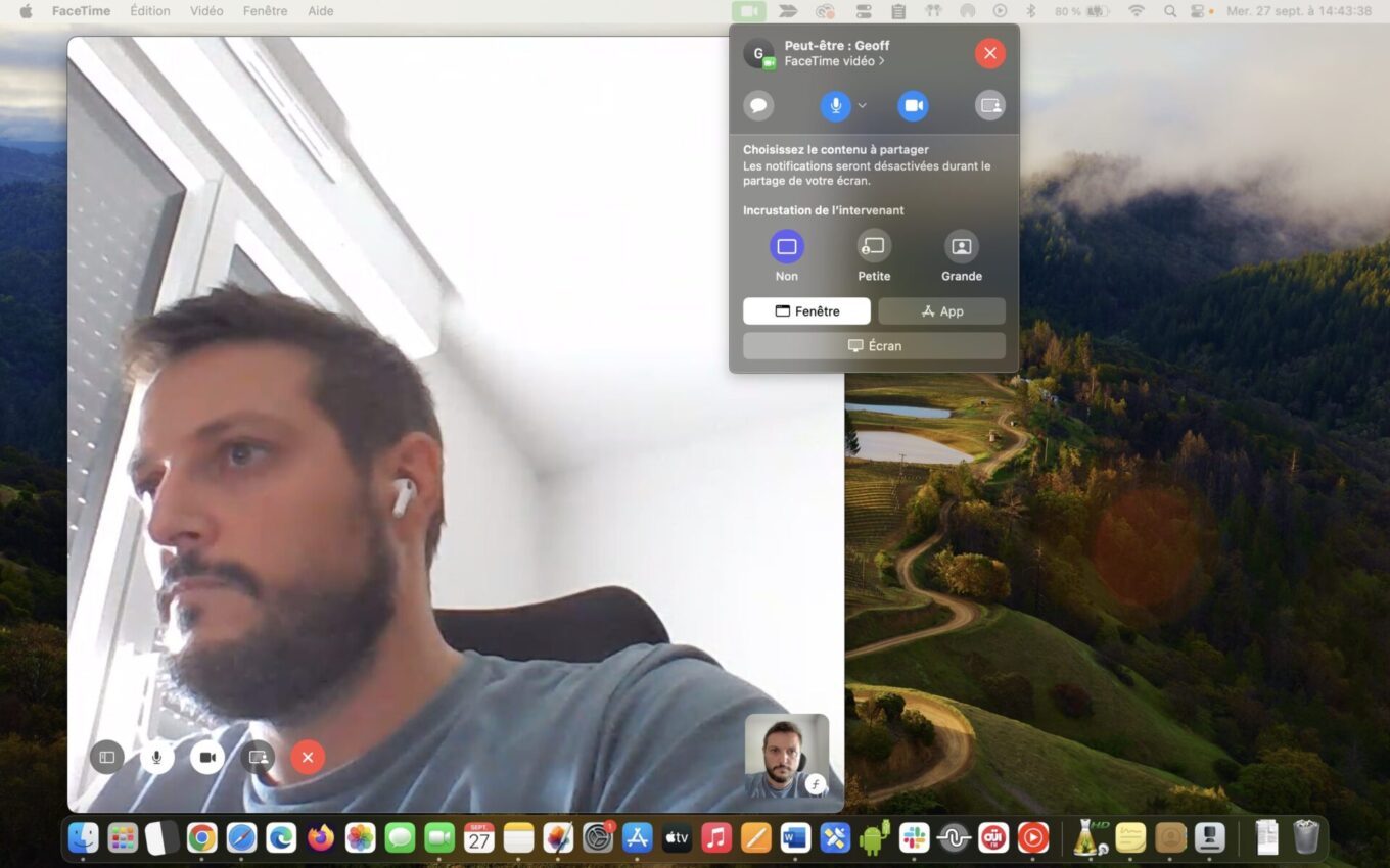 Macos Sonoma Incrustation Facetime