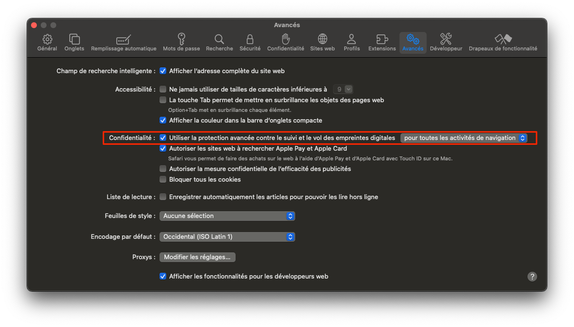 Macos Sonoma Safari Fingerprinting