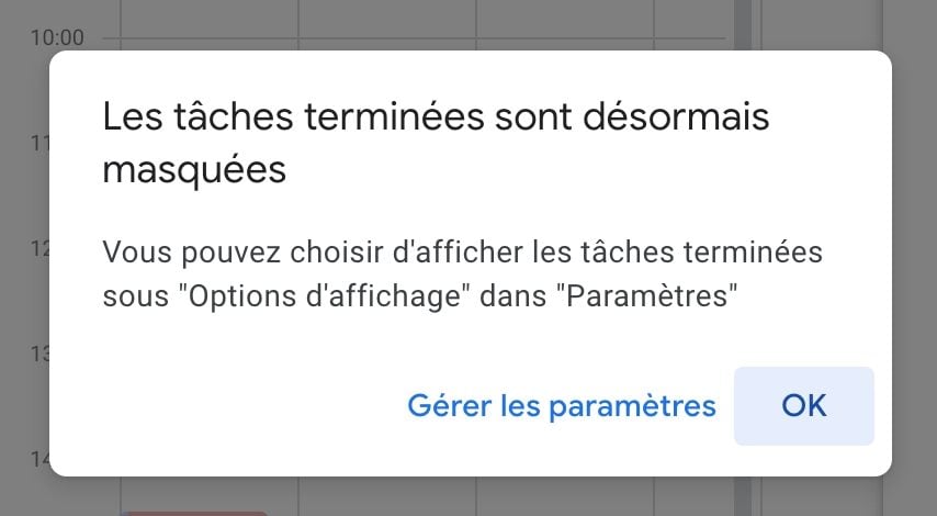 Masquer Taches Terminees Google Agenda