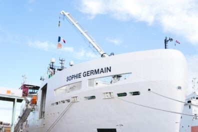 Orange Navire Cablier Sophie Germain 2023