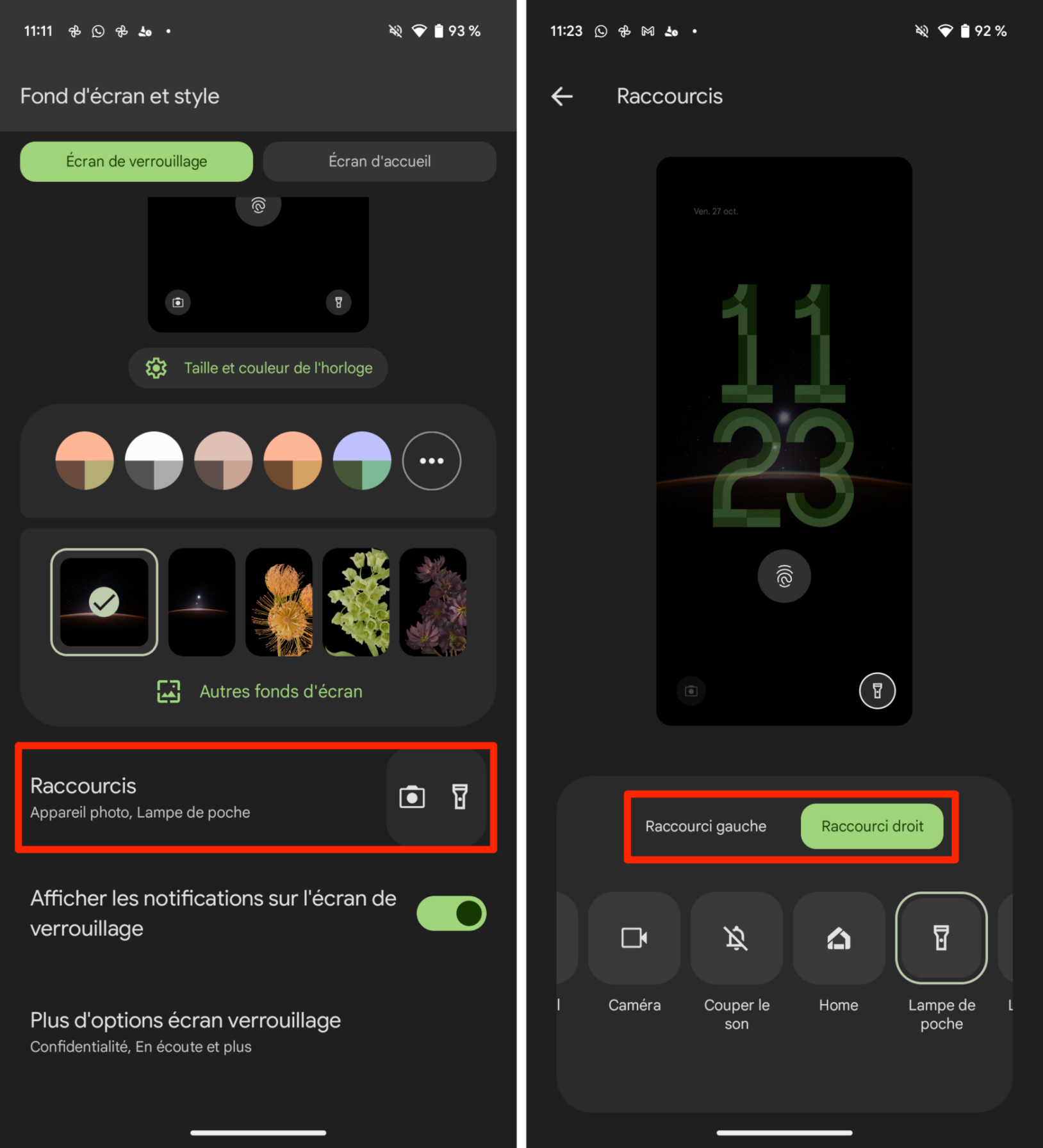 Android Code Raccourci Android 14 : comment modifier les raccourcis de l’écran verrouillé