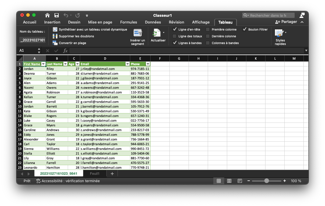 Excel Csv9