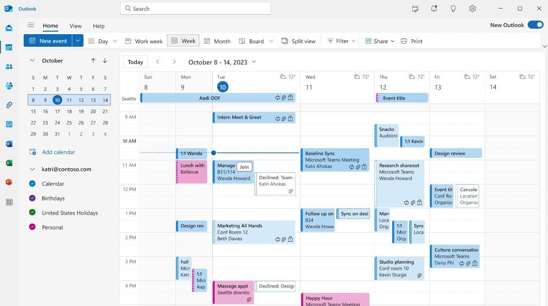 Microsoft Outlook Invitation Refusée Calendrier