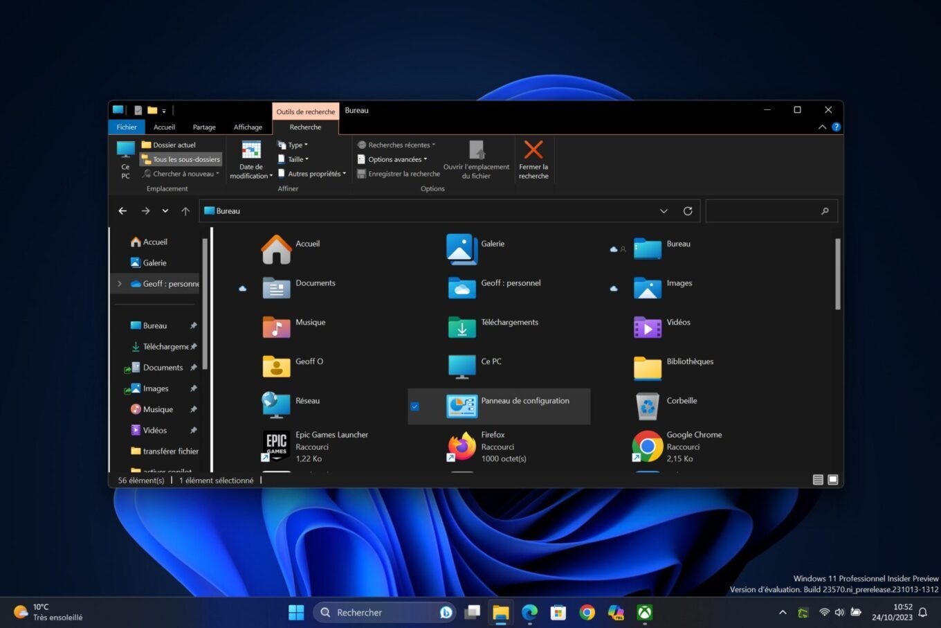 Windows 11 Explorer Ruban