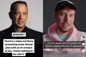 Deepfake Tom Hanks Mrbeast