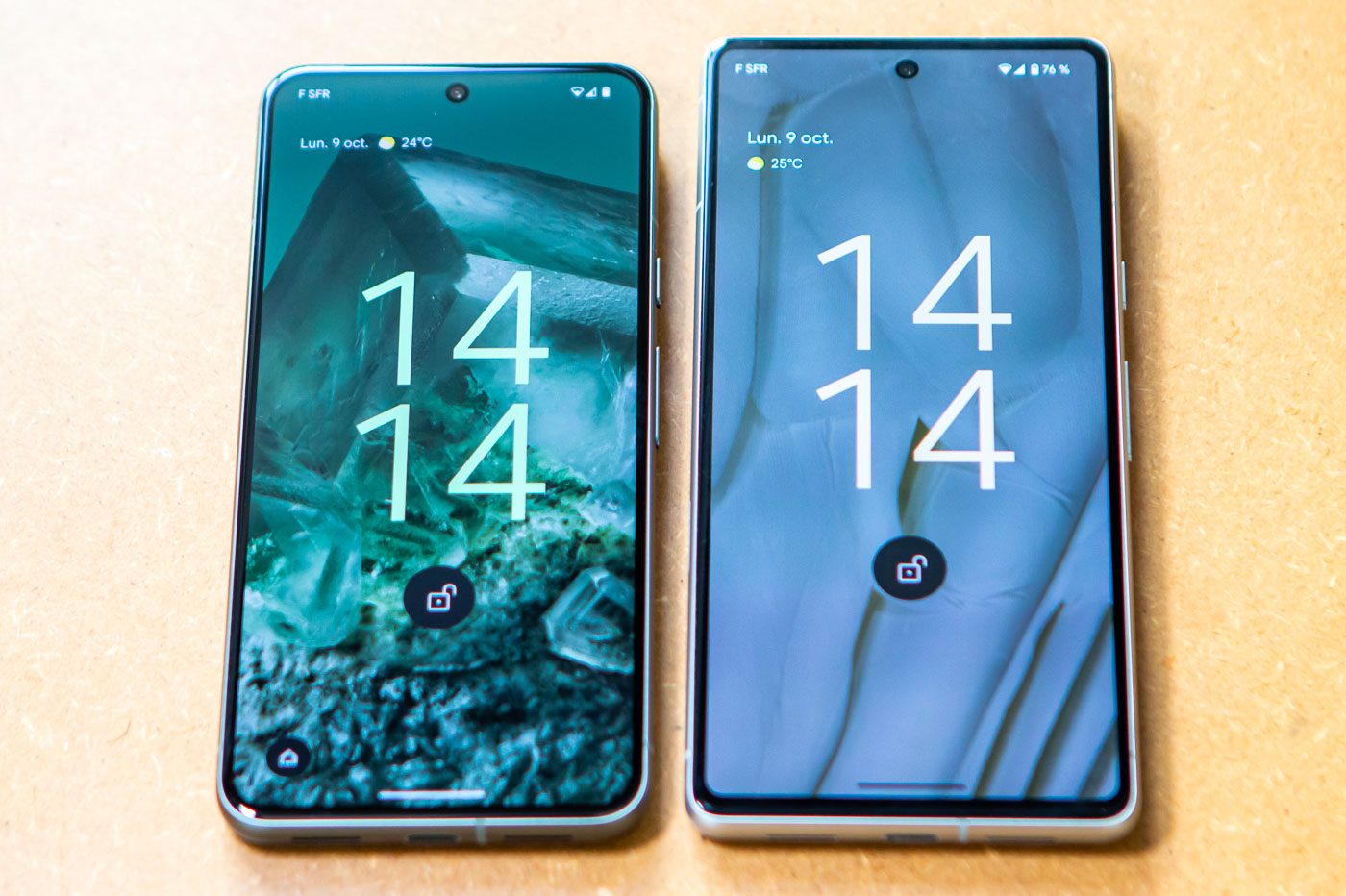 Ecran Google Pixel 8 Vs Pixel 7