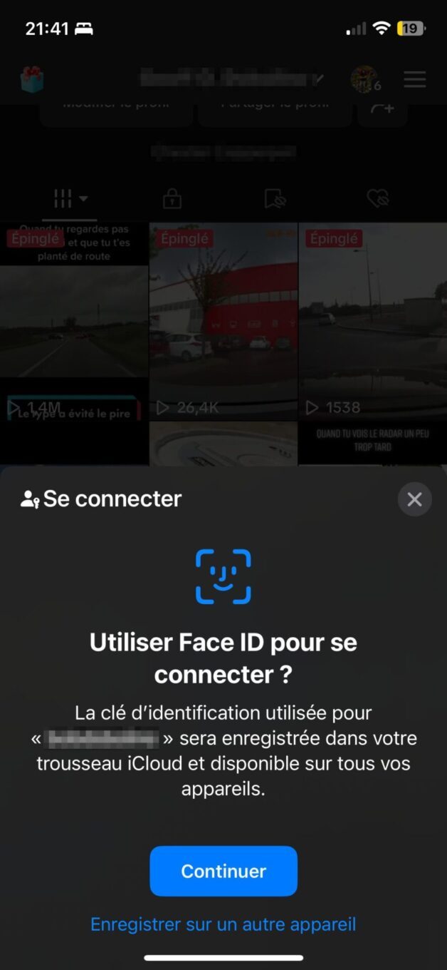 Passkey Tiktok