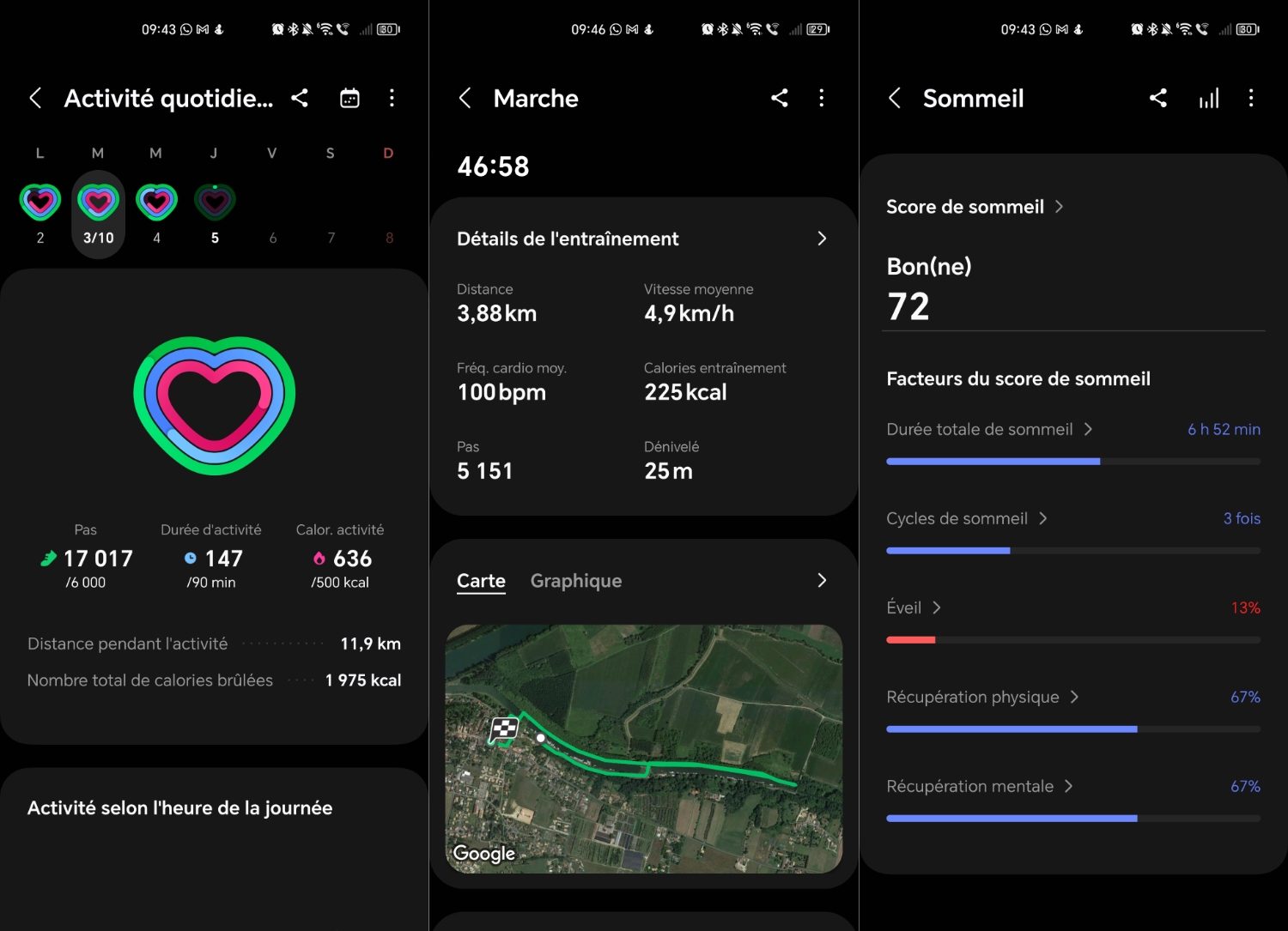 Samsung Health Suivi Sante Sommeil