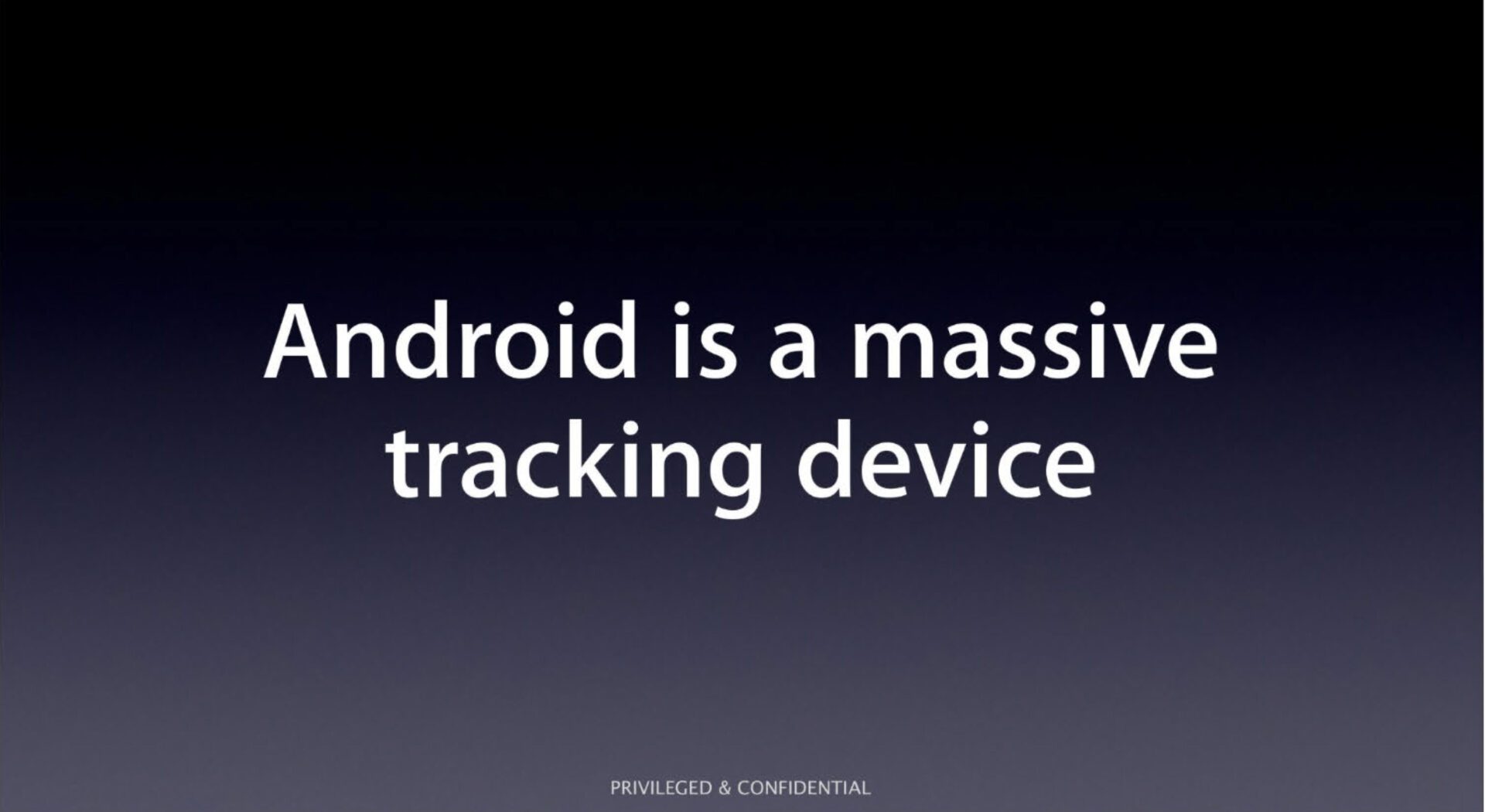 Android Suivi Massif