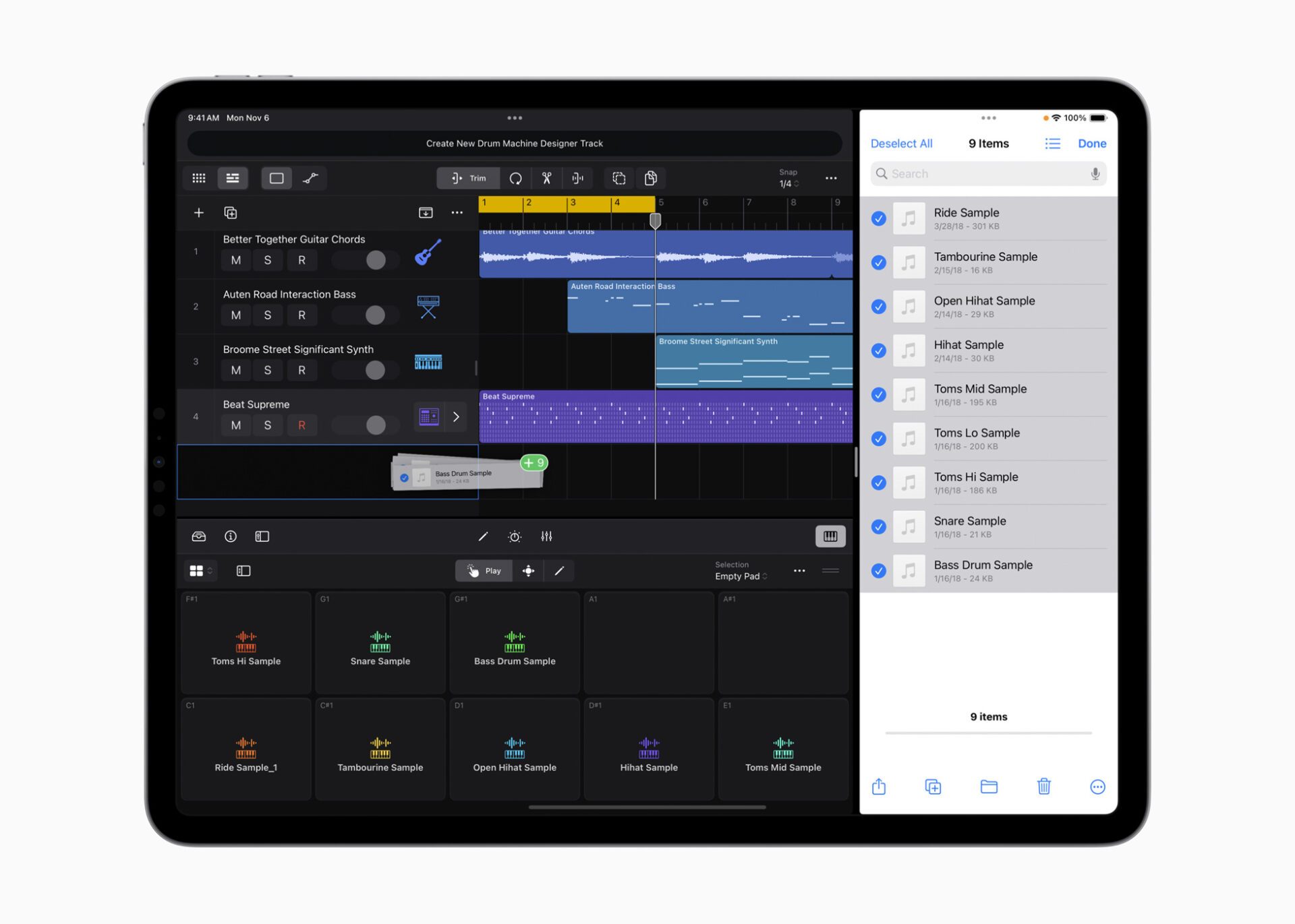 Apple Logic Pro Slip Import