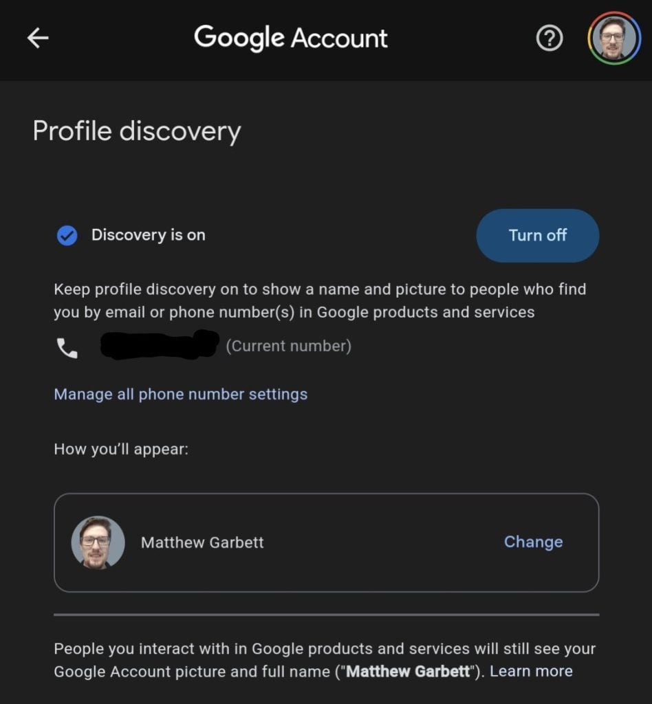Google Messages Profile Discovery 3
