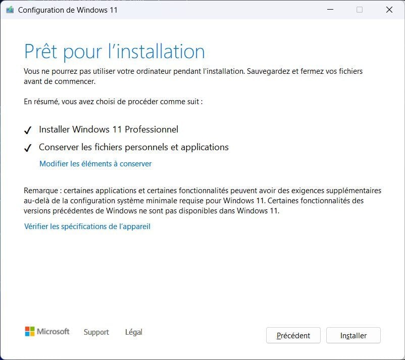 Windows 11 23h2 Prêt Pour L'installation
