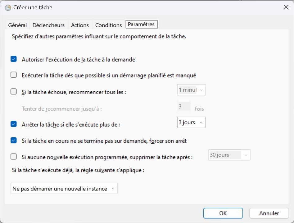 Windows 11 Planifier Redémarrage Automatique10