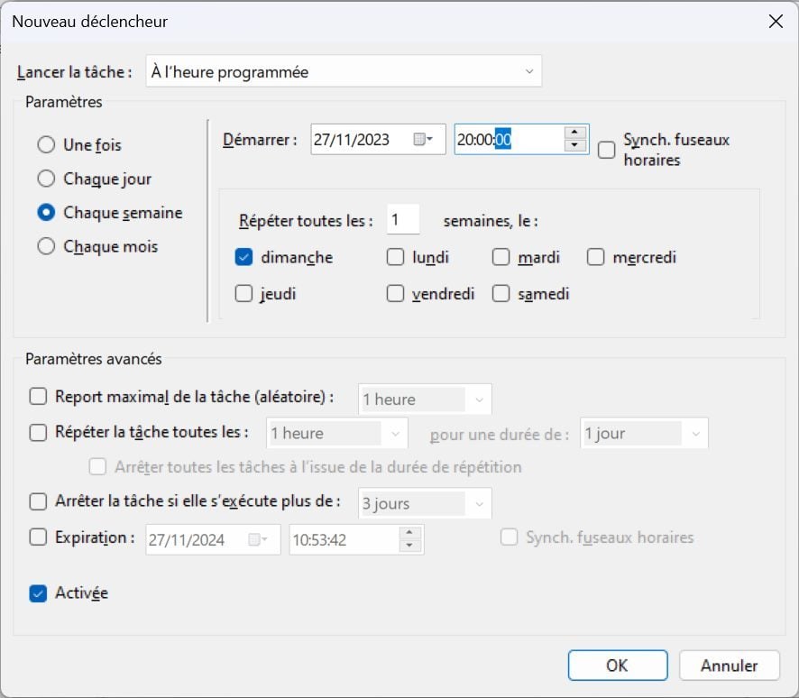 Windows 11 Planifier Redémarrage Automatique3 2