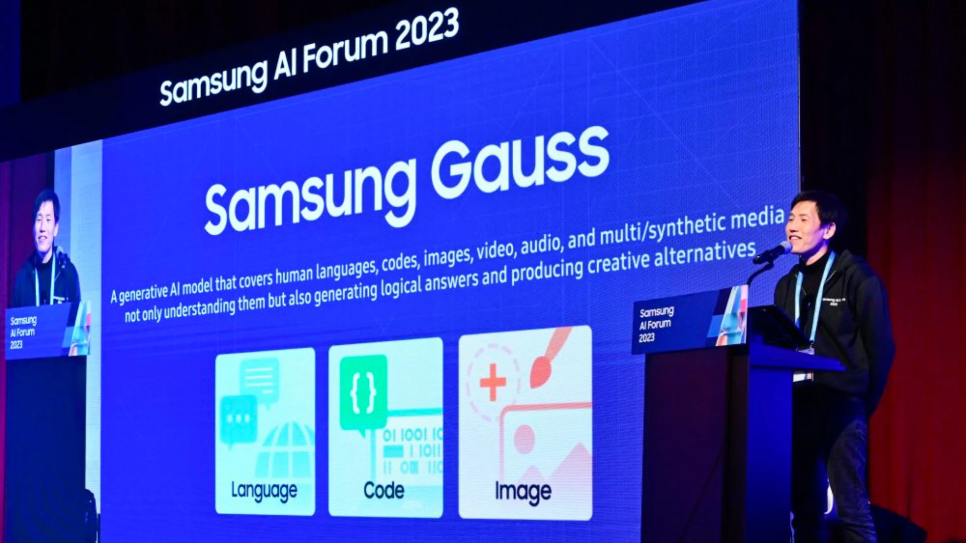 Annonce Samsung Gauss Ia Generative