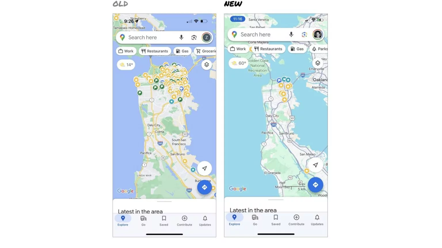 Google Maps Ancienne Et Nouvelle Version