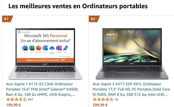 Le puissant PC portable Acer bénéficie de 200 euros de remise
