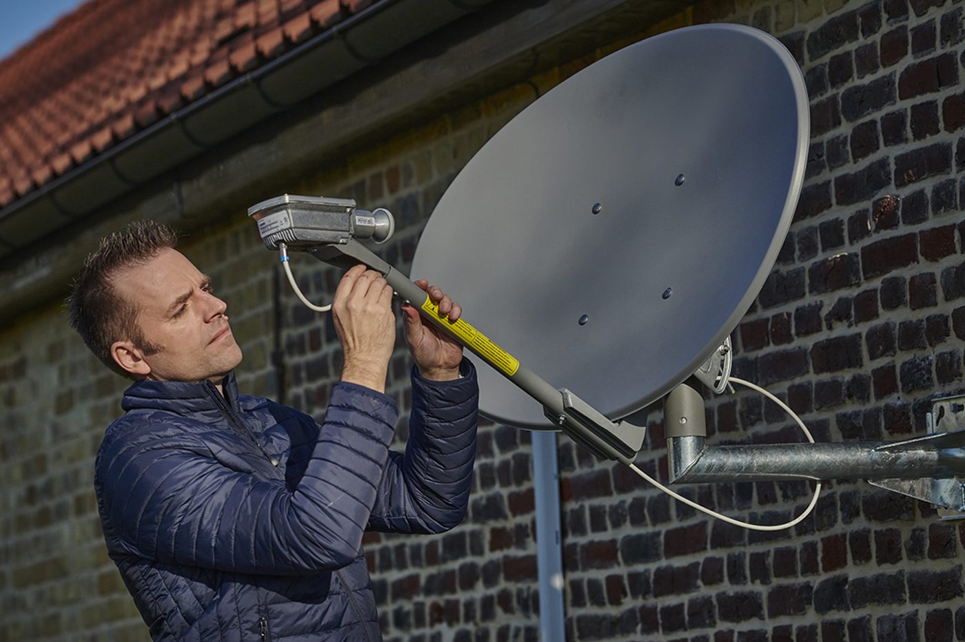 Orange Starlink Internet Satellite