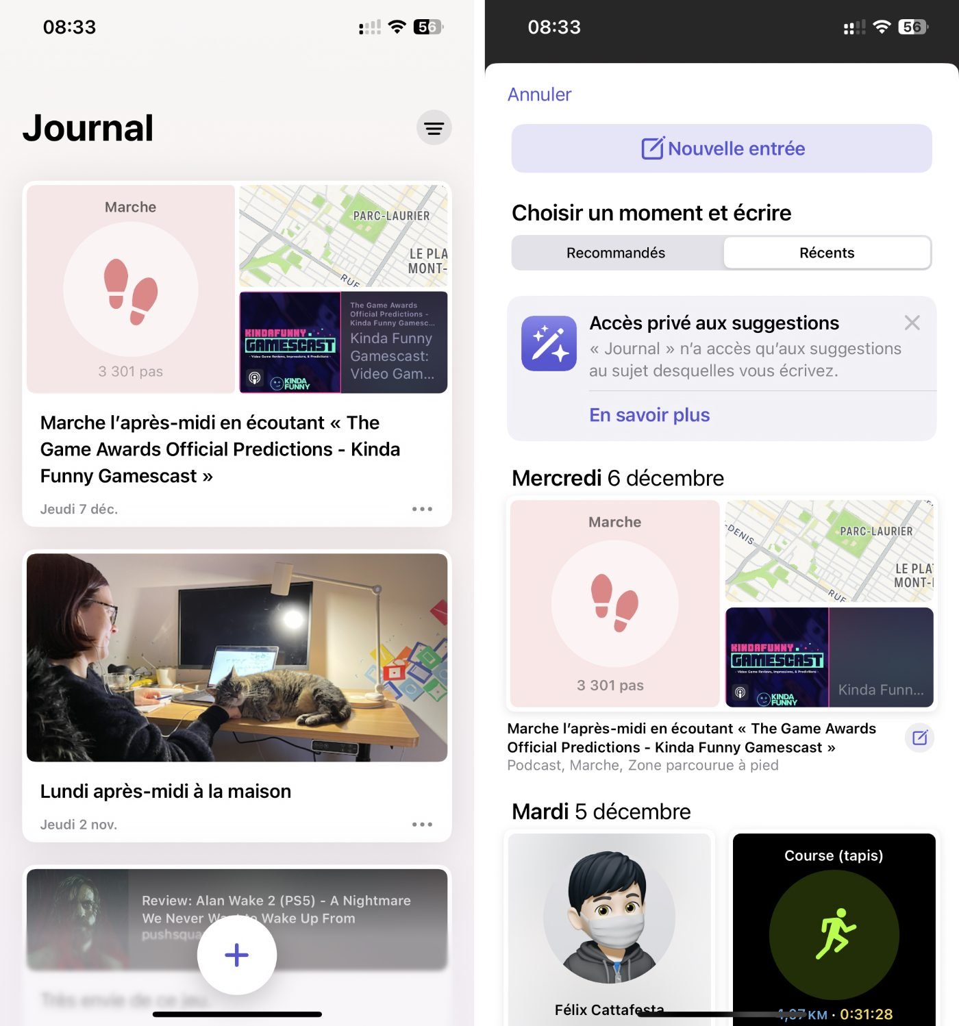 Journal Ios 17.2