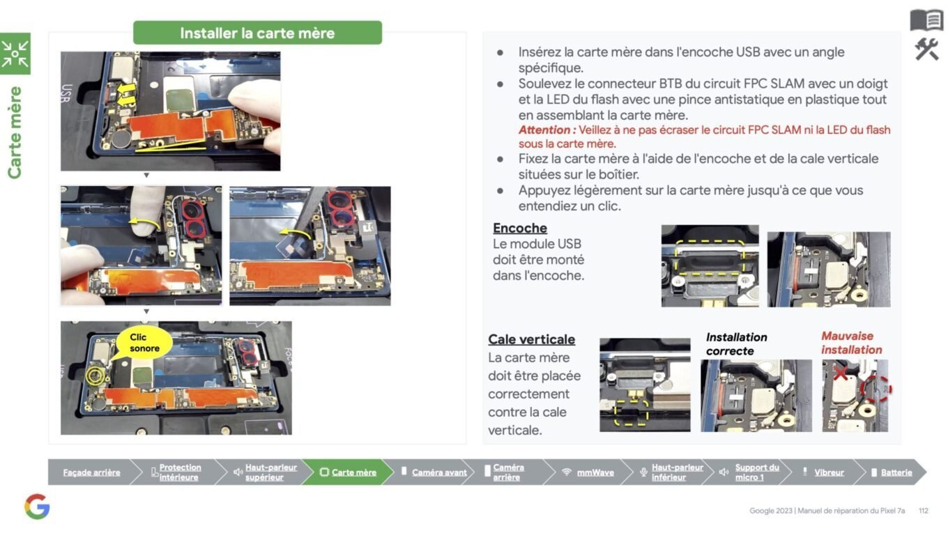 Pixel 7a Manuel Réparation En Français