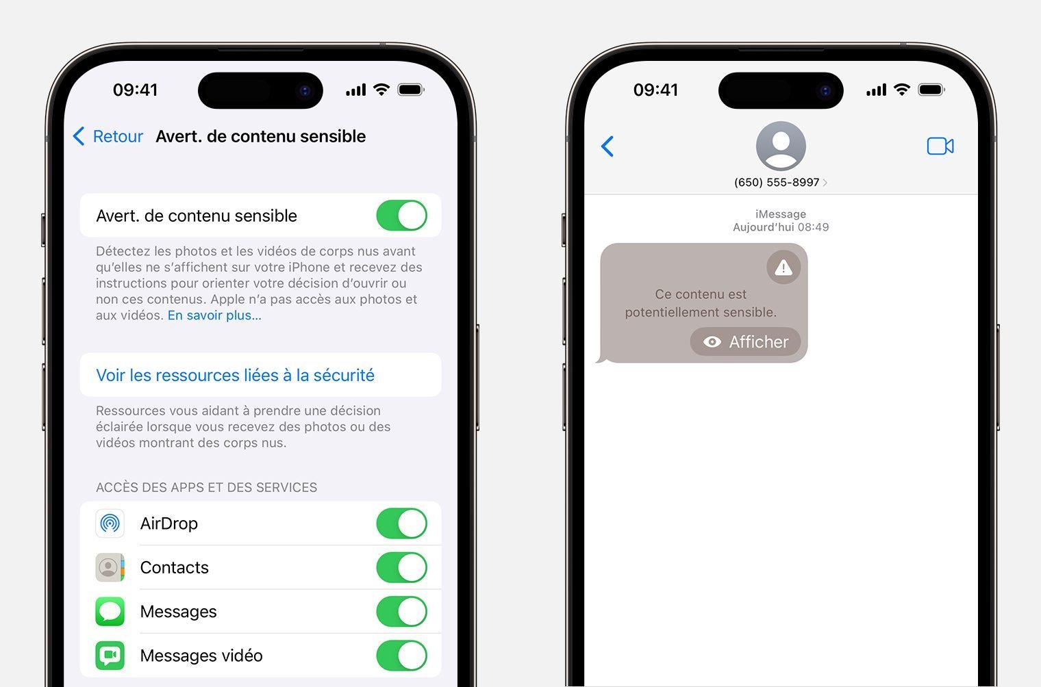 Ios 17 Avertissement Contenu Sensible