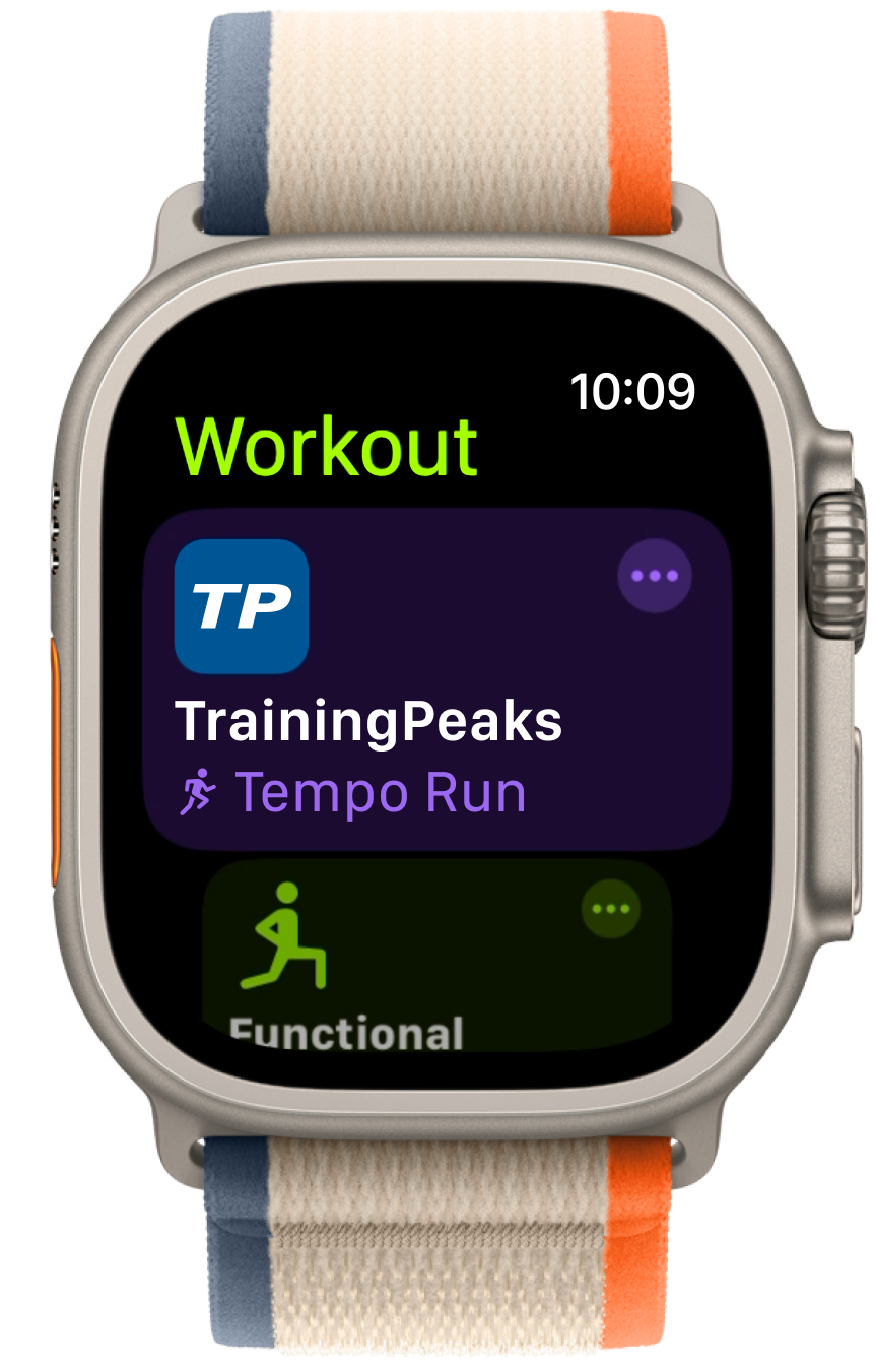 Trainingpeaksxapple Watch Run