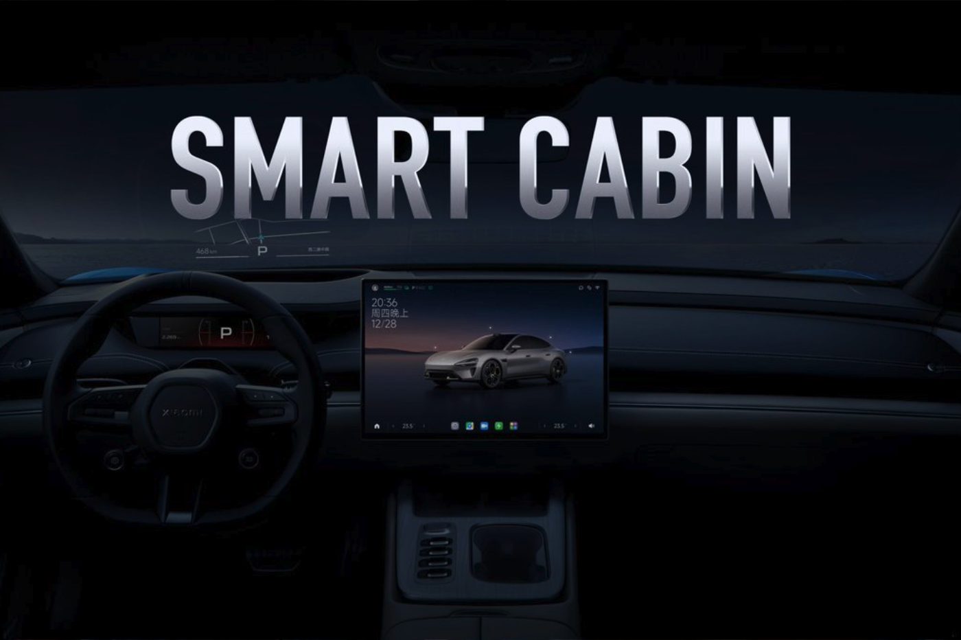 Xiaomi Su7 Sedan Electric Car Interior