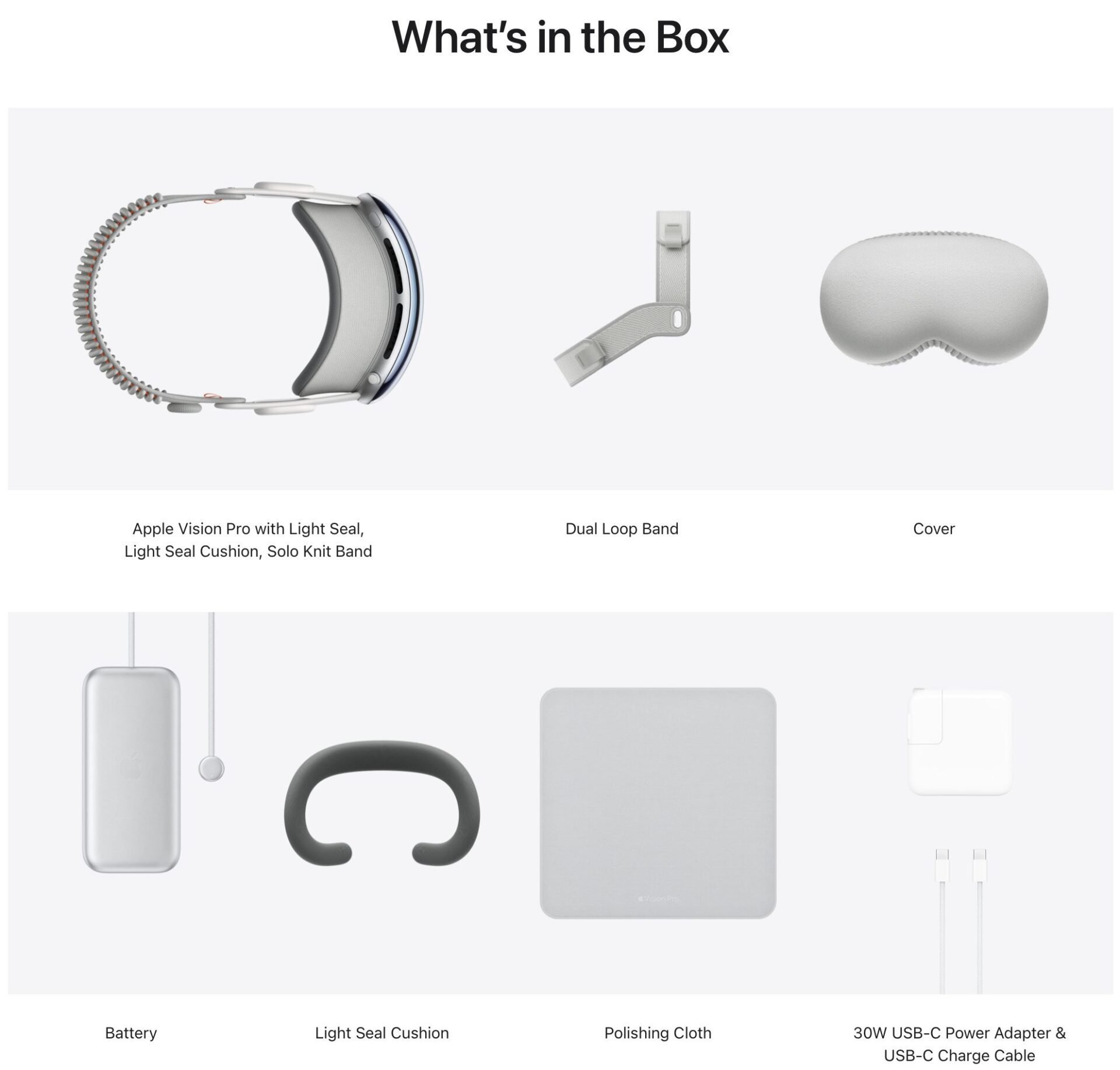 Apple Vision Pro Accessoires