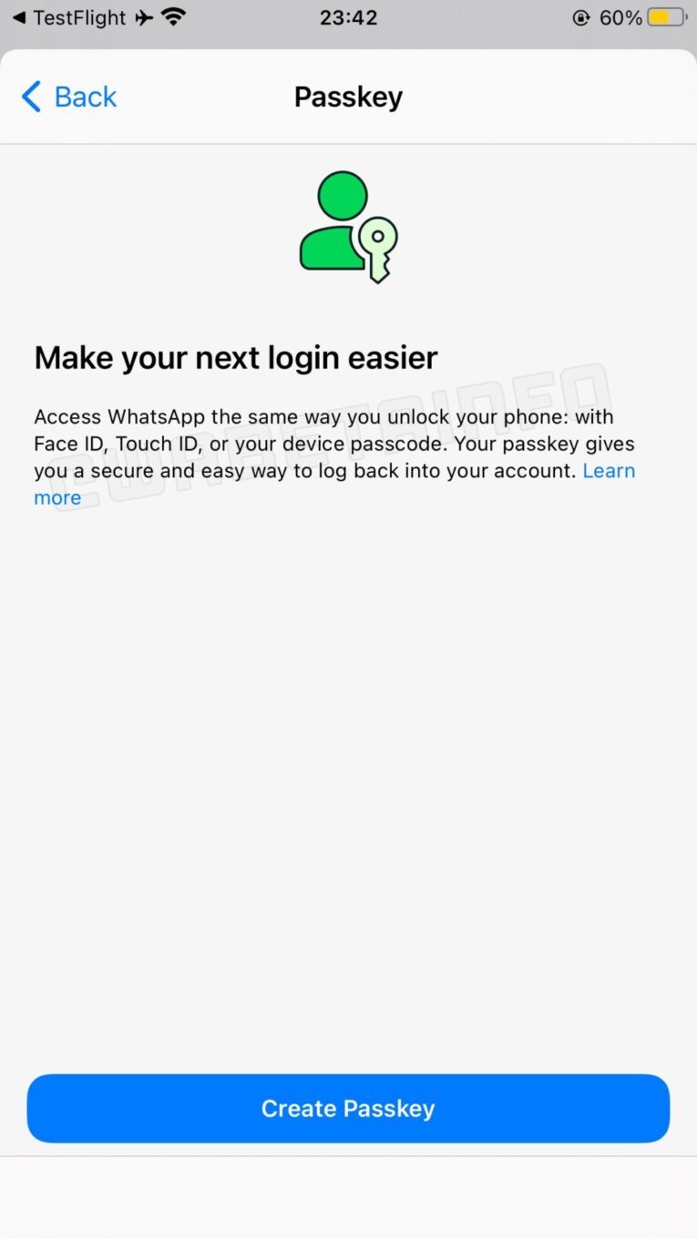 Whatsapp Passkeys Ios