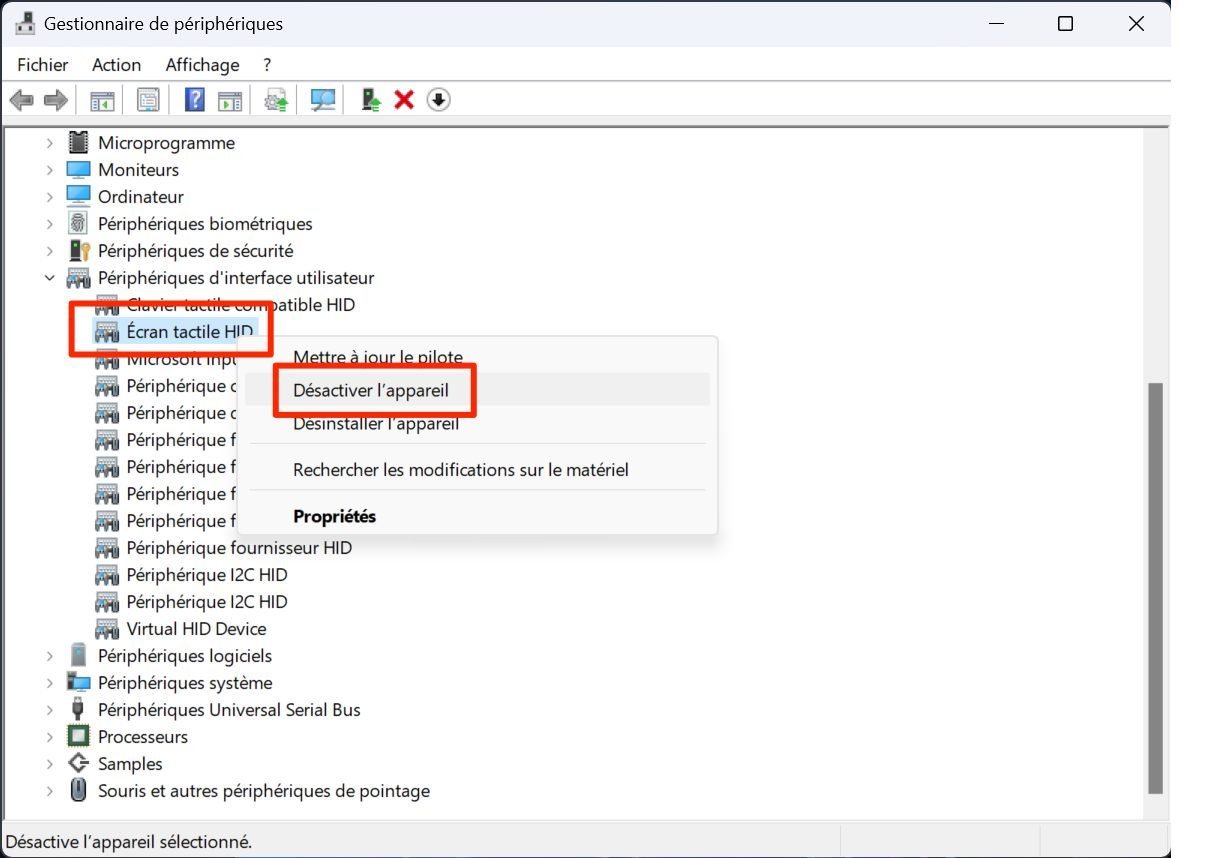 Windows 11 Désactiver Tactile5