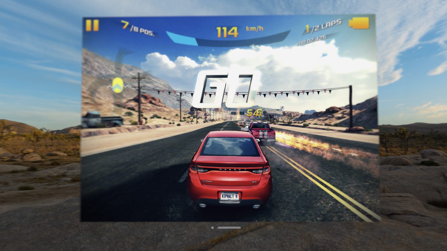 Asphalt 8 Apple Vision Pro